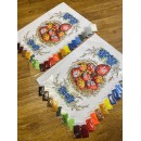 Рушничок з червоними крашанками